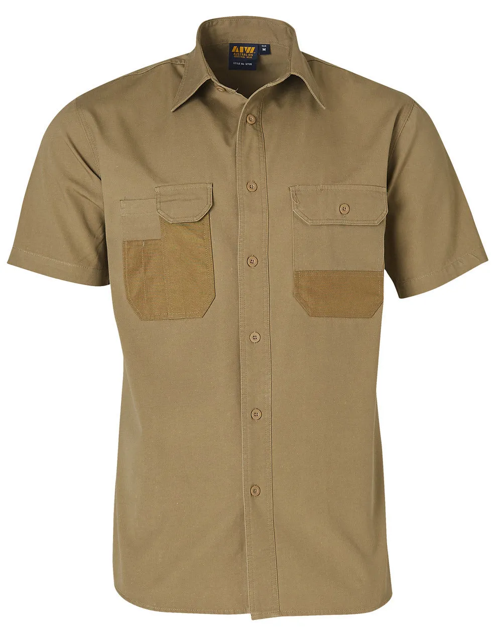 WT05 Durable Short Sleeve Work Shirt